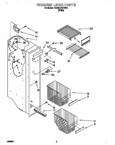 Freezer liner