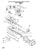 Motor and ice container