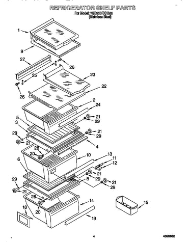 Refrigerator shelf