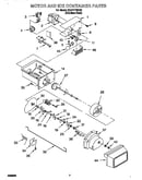 Motor and ice container