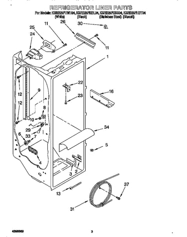 Refrigerator liner
