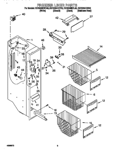 Freezer liner