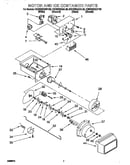 Motor and ice container
