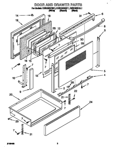 Door and drawer