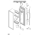 KitchenAid KSRS25KGBL03 refrigerator door diagram