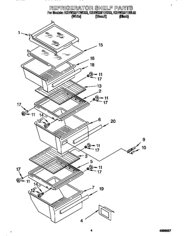 Refrigerator shelf