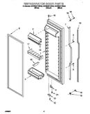 Refrigerator door