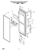 Refrigerator door