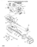 Motor and ice container