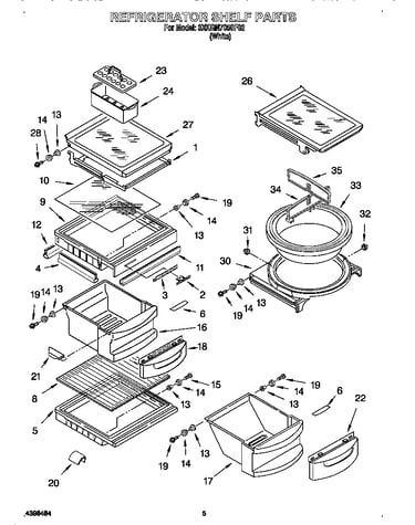 Refrigerator shelf