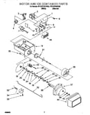 Motor and ice container