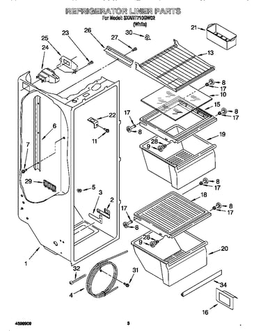 Refrigerator liner