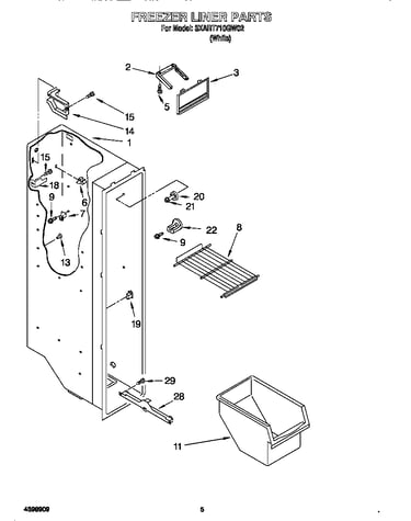Freezer liner