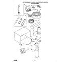 Whirlpool RA123K0 optional parts (not included) diagram