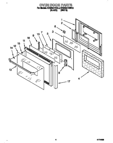 Oven door