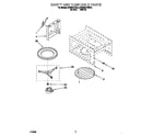 KitchenAid KEMS377BBL2 cavity and turntable diagram