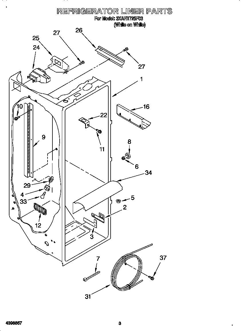 Refrigerator liner
