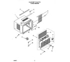 Whirlpool ACM124XK0 cabinet diagram
