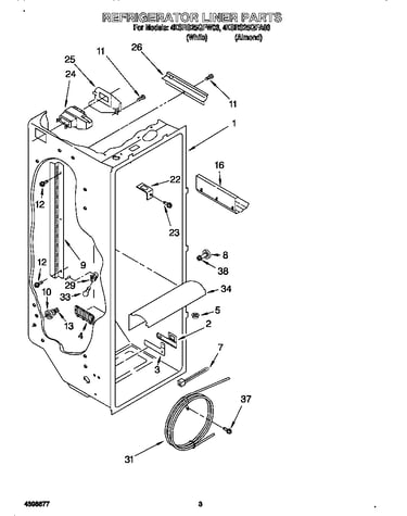 Refrigerator liner