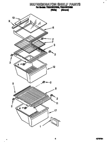 Refrigerator shelf