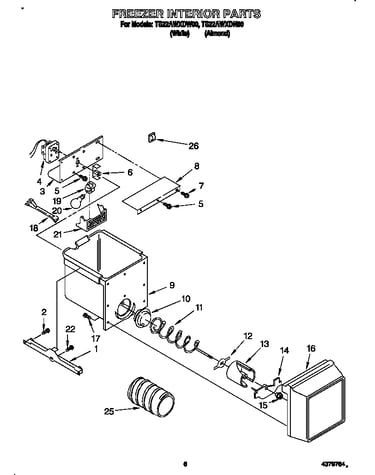 Freezer interior