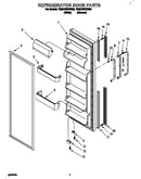 Refrigerator door