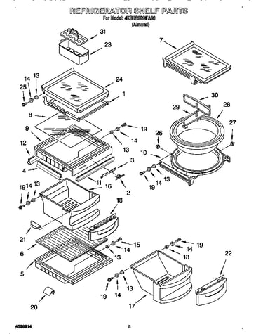 Refrigerator shelf