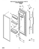 Refrigerator door