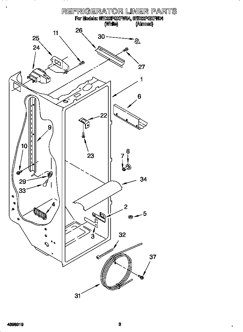 Refrigerator liner