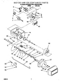 Motor and ice container