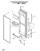 Refrigerator door