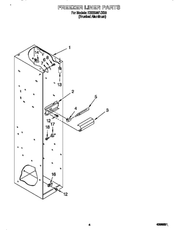 Freezer liner