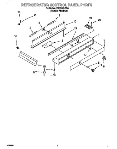 Refrigerator control panel