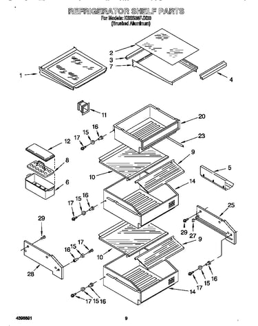 Refrigerator shelf
