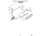 KitchenAid KSSS36FJX00 top grille and unit cover diagram