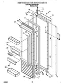 Refrigerator door