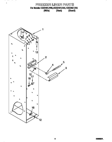 Freezer liner