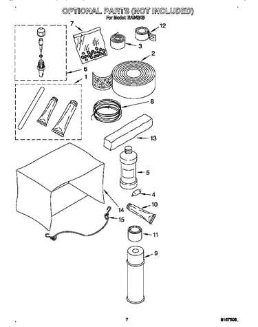 Optional parts (not included)