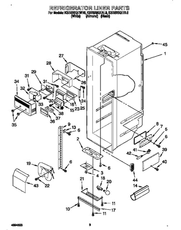 Refrigerator liner