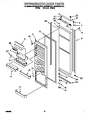 Refrigerator door