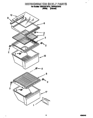 Refrigerator shelf