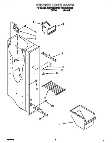 Freezer liner