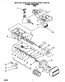 Motor and ice container