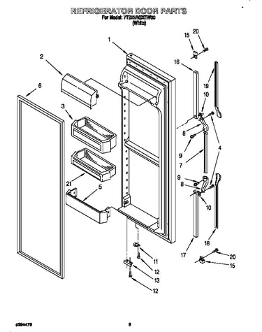 Refrigerator door