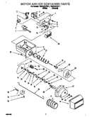 Motor and ice container
