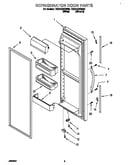 Refrigerator door