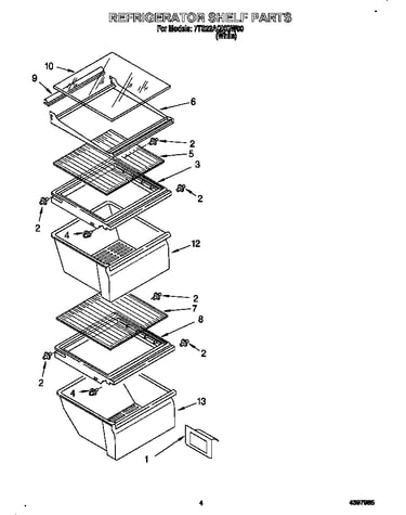 Refrigerator shelf