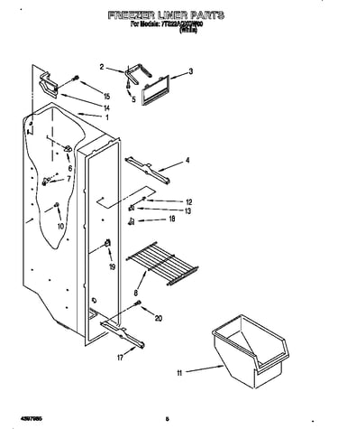 Freezer liner