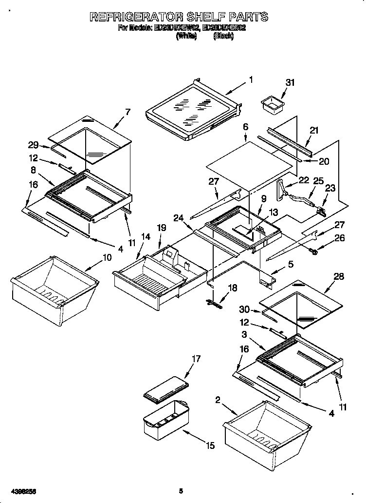 Refrigerator shelf
