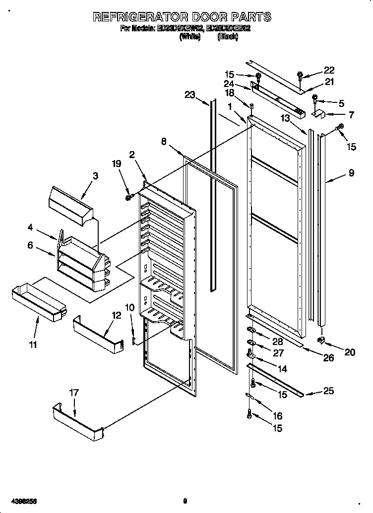 Refrigerator door